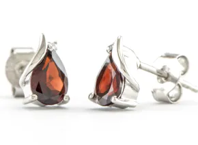Red Garnet Earrings