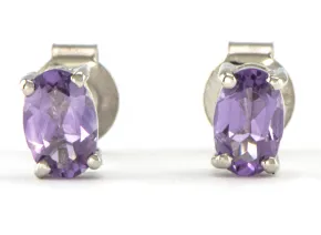 Lavender Amethyst Earrings