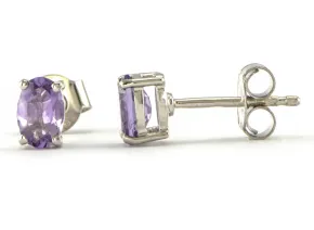 Lavender Amethyst Earrings