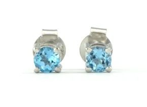Blue Topaz Earrings