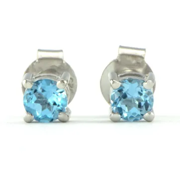 Blue Topaz Earrings