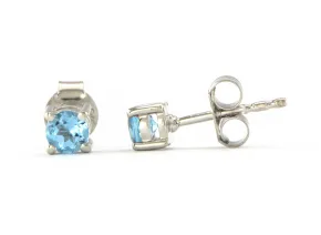 Blue Topaz Earrings