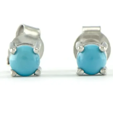 Silver earrings with Turquoise
