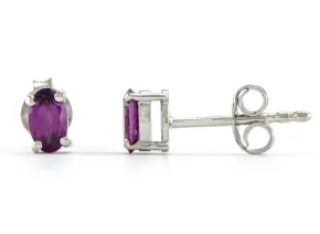 Silver earrings with Garnet