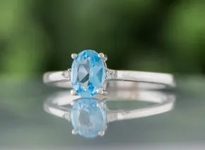 Blue Topaz Ring