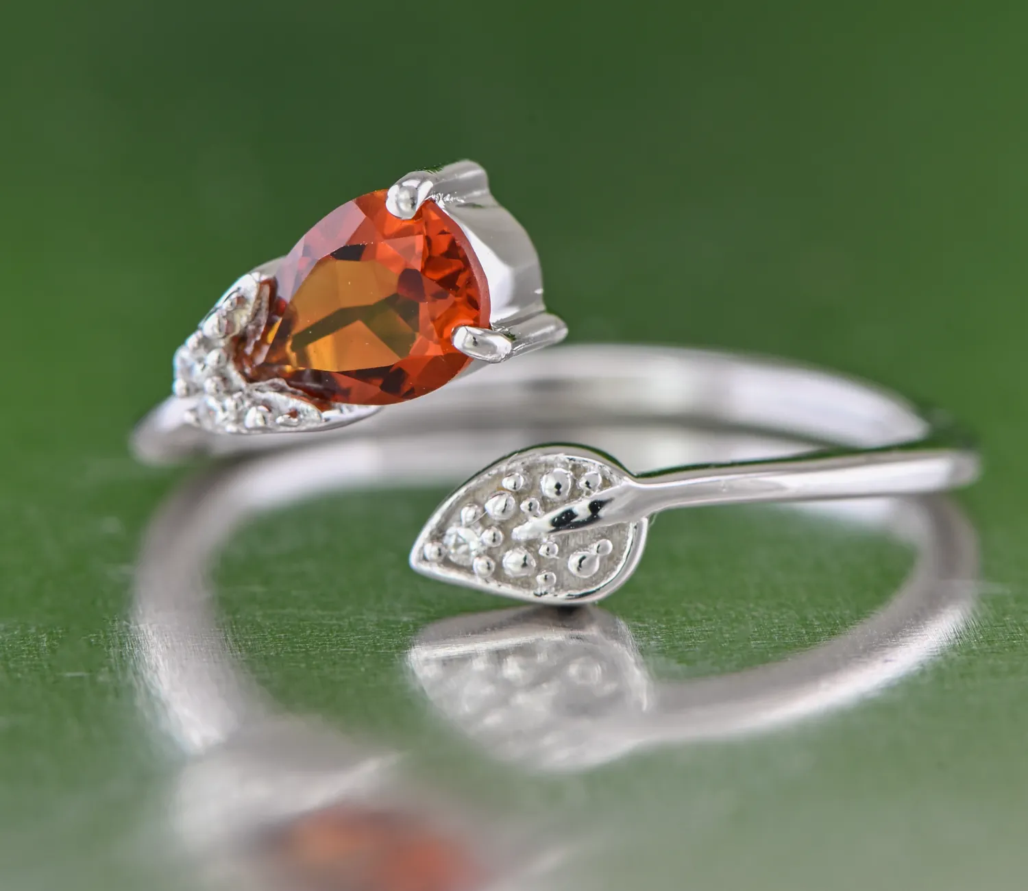 Silver Ring with Citrine