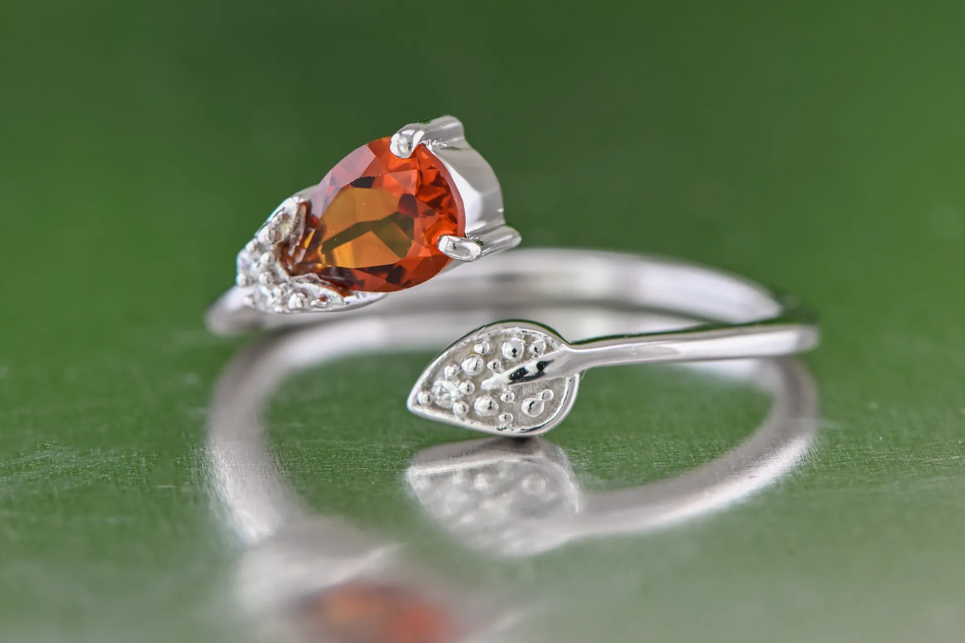 Silver Ring with Citrine