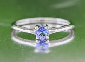 Silver Ring with Tanzanite