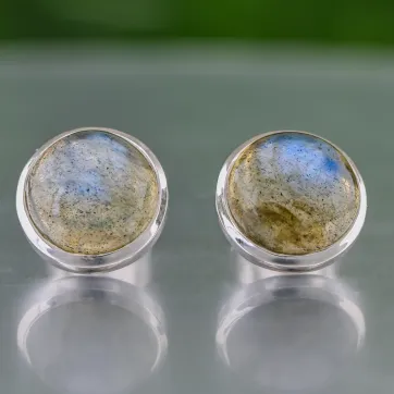 Earrings with Labradorite