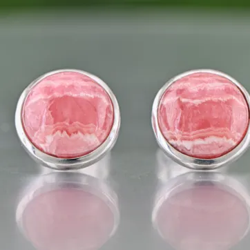 Rhodochrosite Earrings