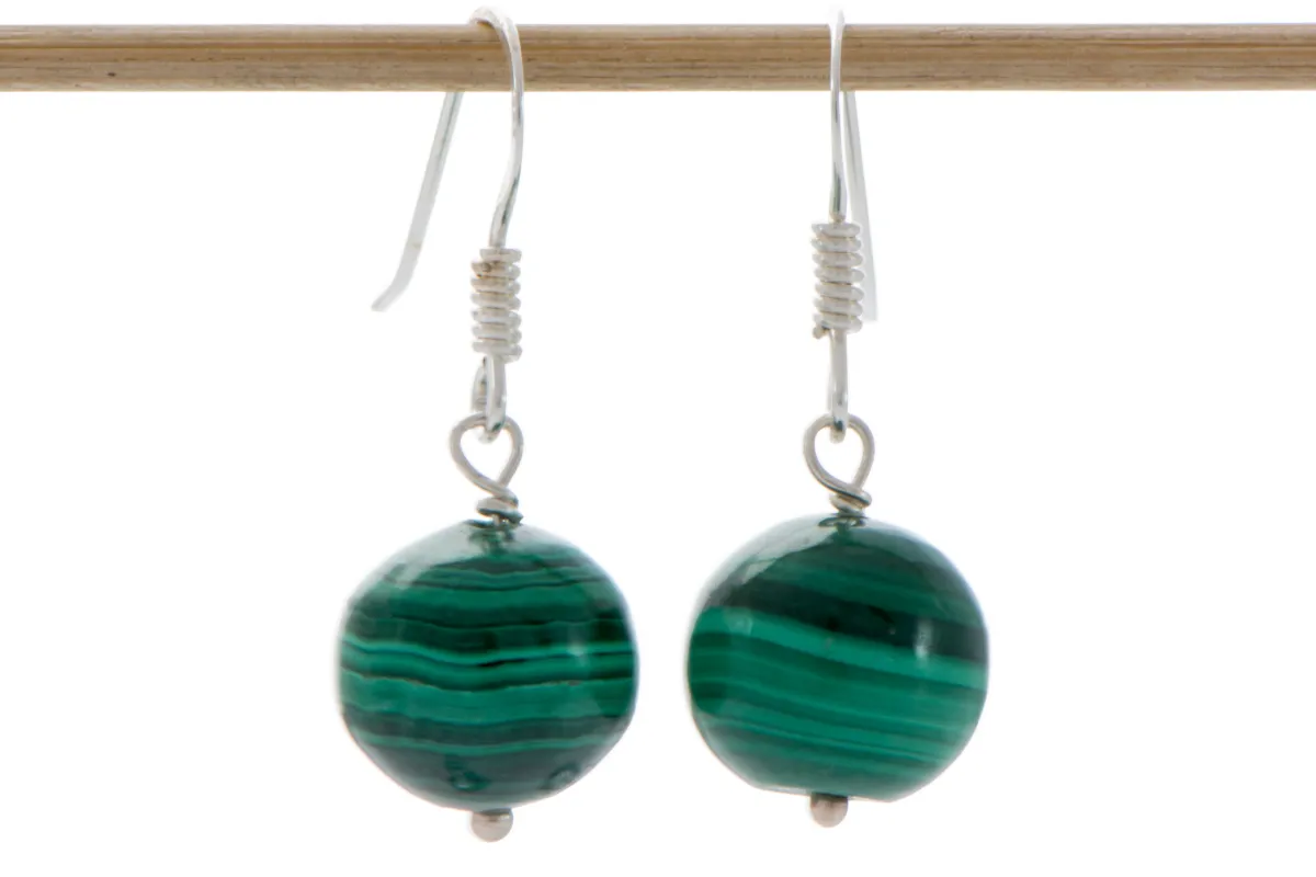 Malachite Earrings