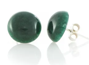 Green Moss Agate Earrings